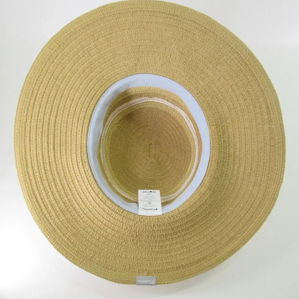 Columbia Sun Hat Women One Size Large Summer Shade Pastel Striped Dome
